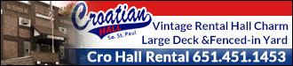 Croatian Hall Wide Sponsorship Banner
